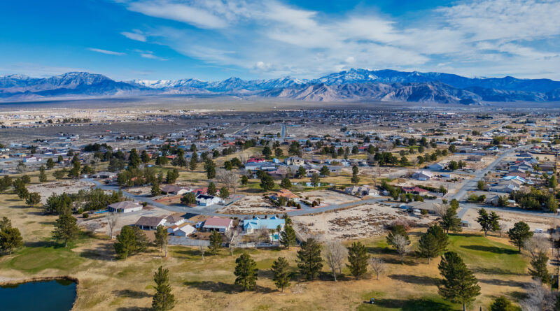 A rendering of a rural town.