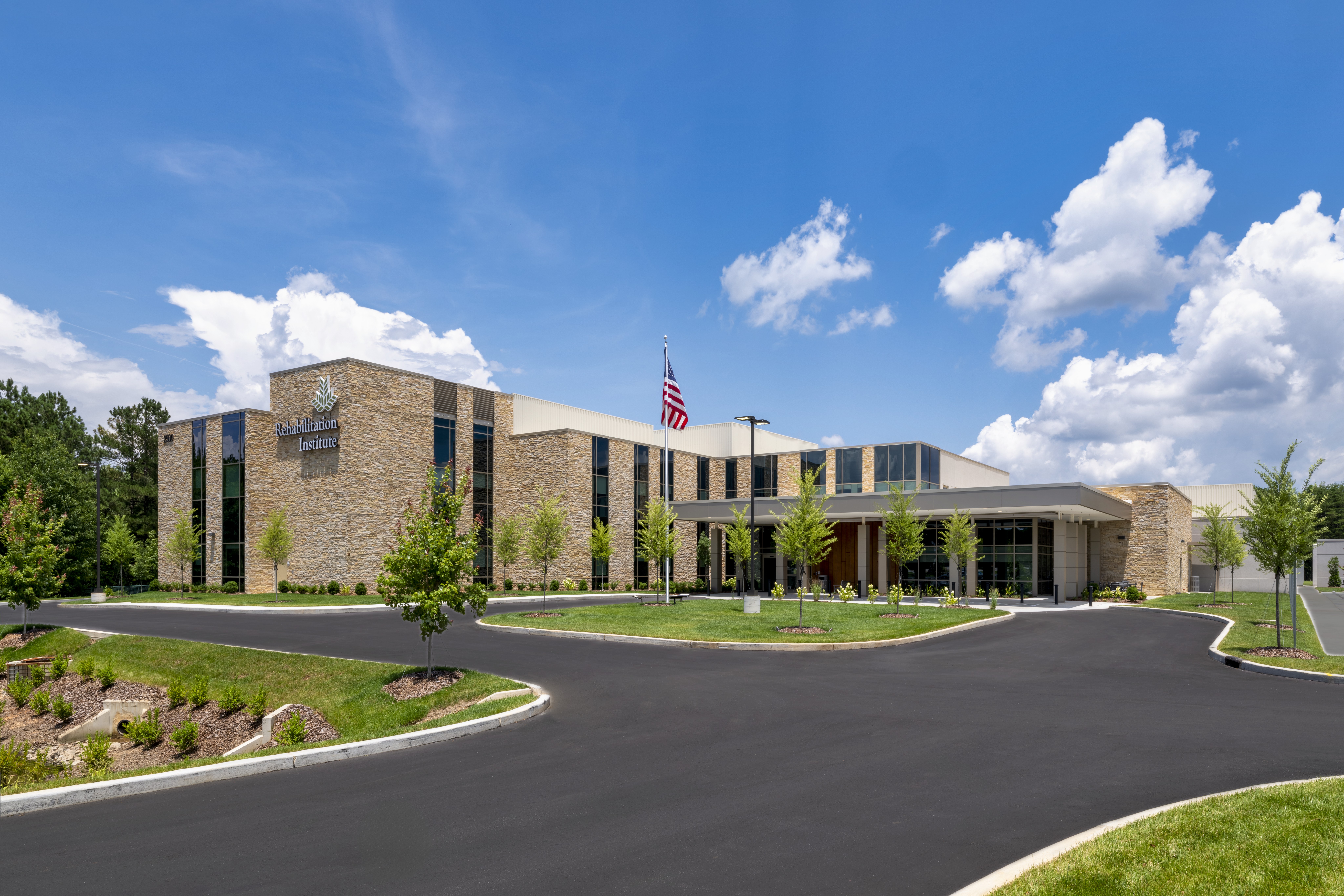 Northeast Georgia Rehabilitation Institute, Hoar Construction, exterior view
