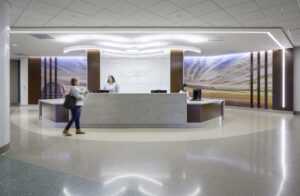 Lobby at Novant Health Forsyth