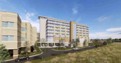 A rendering of the $300 million expanded hospital.