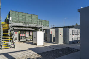 A view of the exterior utility microgrid at Kaiser Permanente.