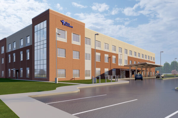 rendering of new facility at Bon Secours St. Francis Medical Center