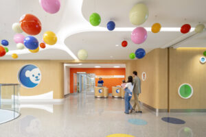 Rady Children’s Health outpatient facility in Orange County, Calif. - lobby