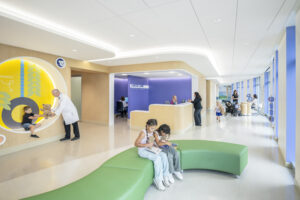 Rady Children’s Health outpatient facility in Orange County, Calif. - lobby