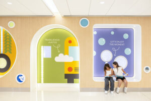 Rady Children’s Health outpatient facility in Orange County, Calif. - lobby