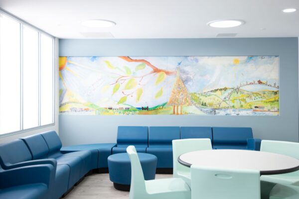 Meridian Health’s Raritan Bay Medical Center (RBMC) 26 bed Center for Living in Perth Amboyserves adults, providing both geriatric psychiatric care and dual diagnosis (psychiatry/addiction) services. This two-project, multi-phase expansion has also improved facility workflow, enabling them to accommodate more patients.