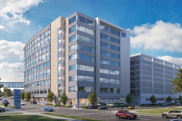 The JPS Health Network Medical Office Building project in Fort Worth utilized a 4-foot modular framework across interior and exterior designs.