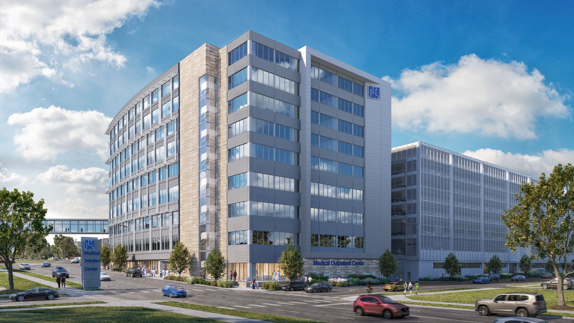 The JPS Health Network Medical Office Building project in Fort Worth utilized a 4-foot modular framework across interior and exterior designs.