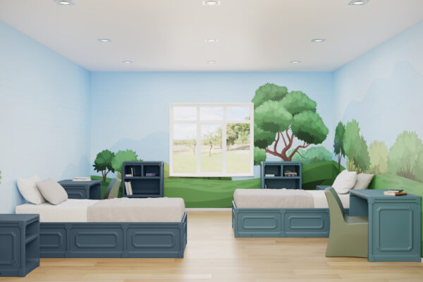 CareAffirm prefabricated behavioral health rooms are designed to replace hostility with humanity.