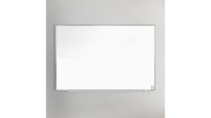 The Ghent Hygienic Porcelain Whiteboard (M4) is a wall-mounted writing surface designed for environments requiring routine cleaning and durability.