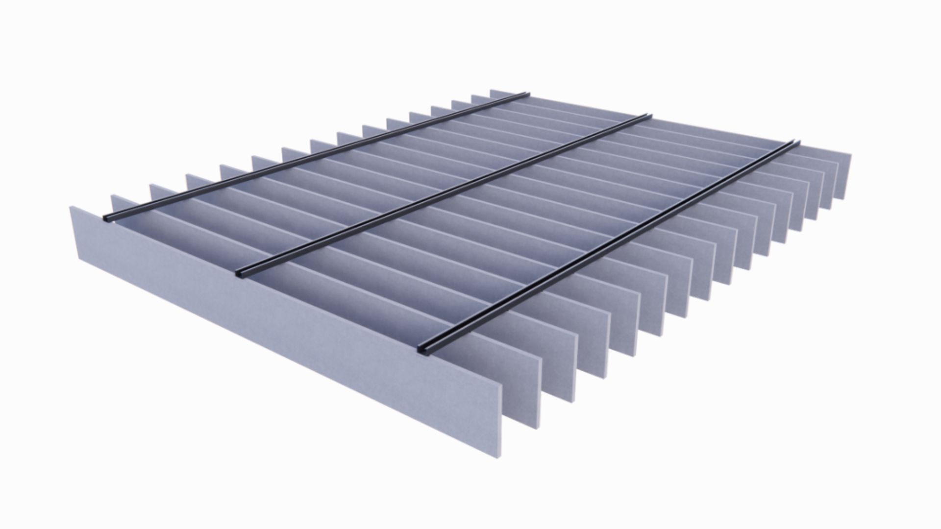 The Altispace Acoustic Fins are architectural acoustic panels designed to enhance sound quality and visual comfort in healthcare environments.