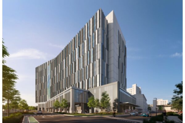 UC Davis Health celebrated a major construction milestone Feb. 6 as the California Tower officially topped out at the Sacramento medical campus, marking the structural completion of the building’s frame.