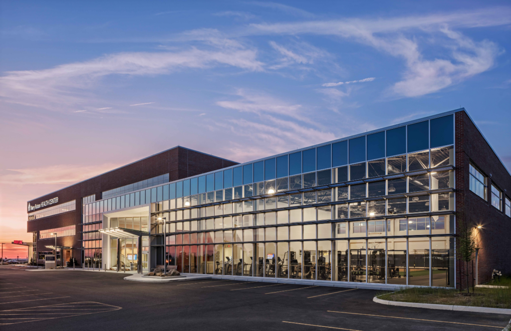 The Mary Rutan Medical Office Building Urgent Care facility completed by DesignGroup.