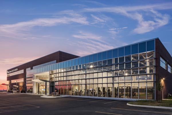 The Mary Rutan Medical Office Building Urgent Care facility completed by DesignGroup.