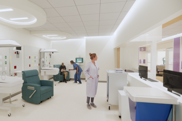 Key elements outlined include sensory-optimized patient rooms, on-unit procedural space to support rapid intervention, family transition rooms for families preparing for discharge, improved space for clinical workflows and equipment, technology upgrades, and expanded academic space tied to the region’s neonatology fellowship program and academic partners LSU Health New Orleans and Tulane Medicine. 