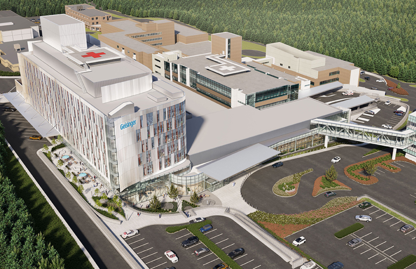 Turner Construction Starts Vertical Buildout of $900 Million Geisinger Wyoming Valley Expansion