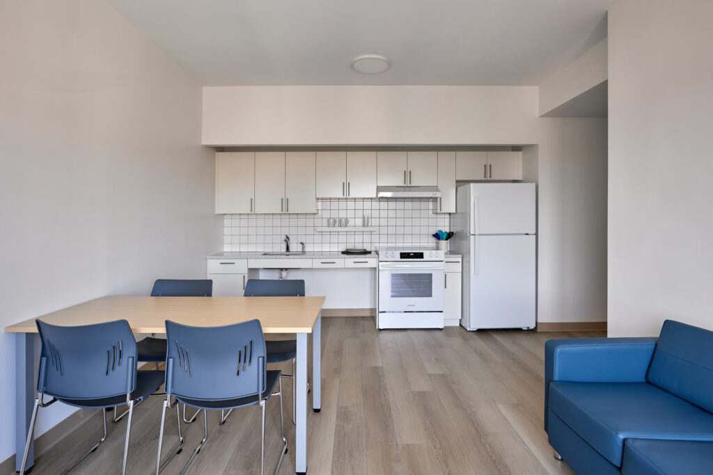 Designing an environment that felt safe and trauma-informed while remaining uplifting and aspirational required a delicate approach from the team.