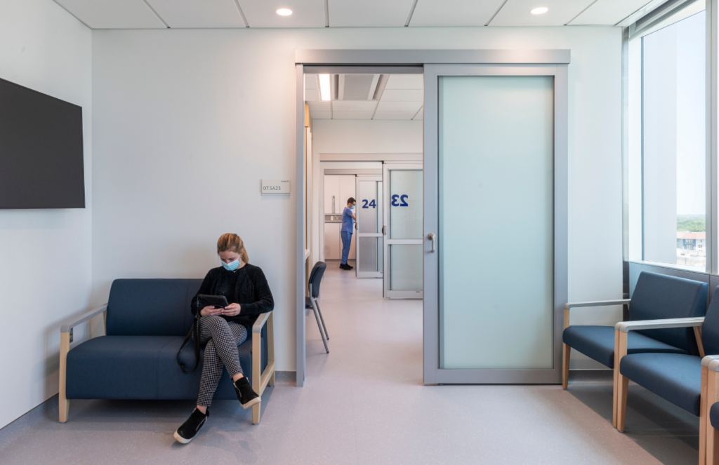 Complicated and repeated throughout a facility, doors can drive design optimization across the entire built environment. Credit: Courtesy of AD Systems