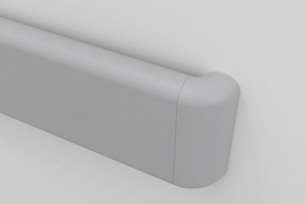 Wallprotex’s wX7 Flat Handrail is a commercial vinyl handrail designed for high-traffic interiors such as hospitals and nursing homes