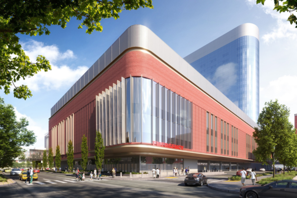 When it’s complete, the new part of the hospital will offer 432 private patient rooms, each with the highest levels of interactive smart technology; the 449 patient rooms that will remain at the existing hospital will be converted into private spaces.
