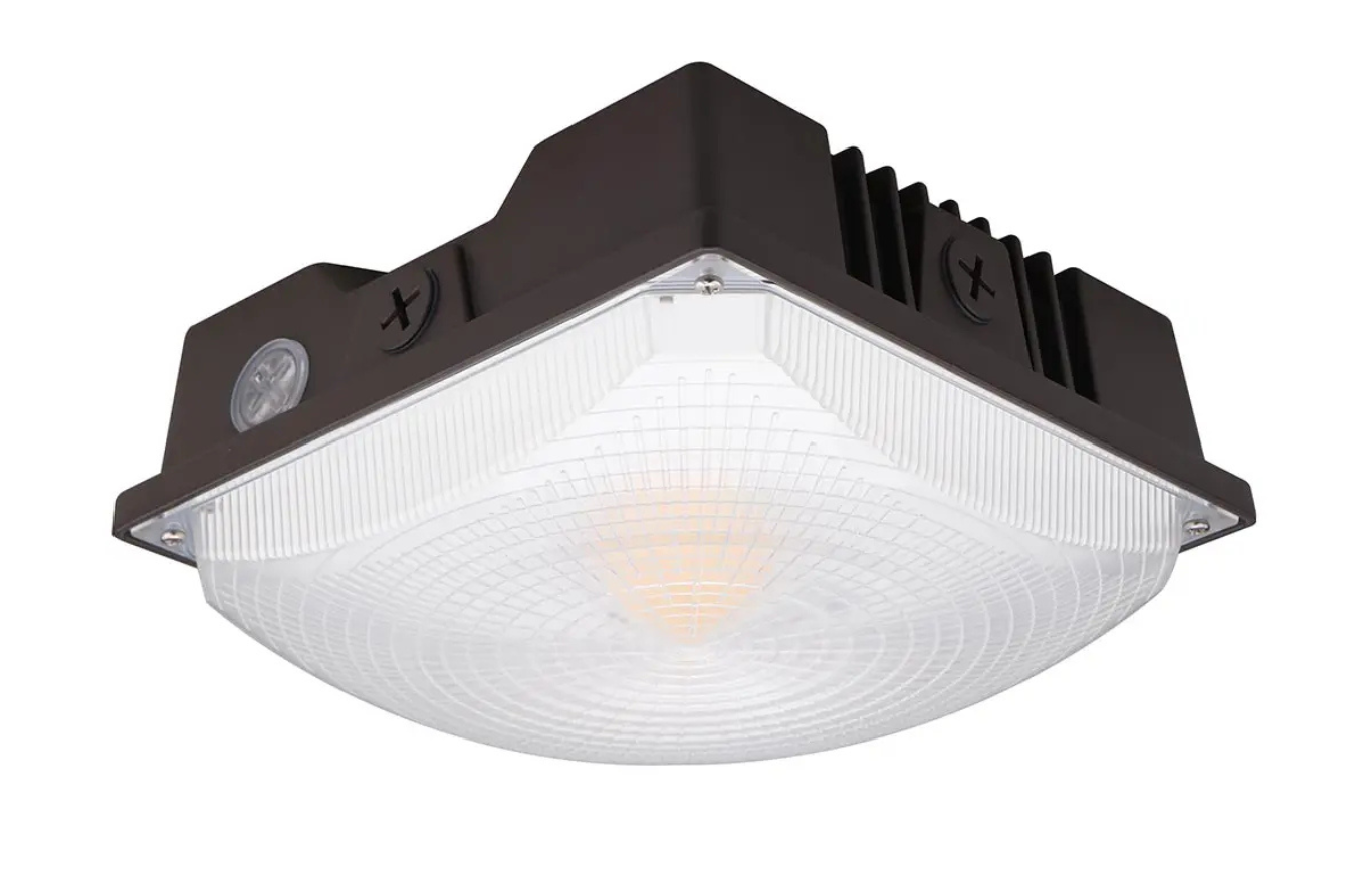 The Ace LED Canopy (AC2) by Linmore is made to last with its rugged aluminum die-cast housing and shatter-resistant lens.