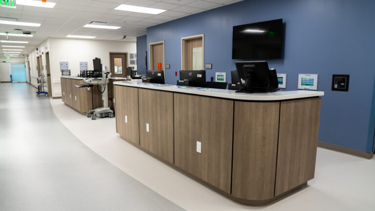 The emergency department is designed to treat common emergencies such as falls and injuries, as well as heart attacks and strokes. 