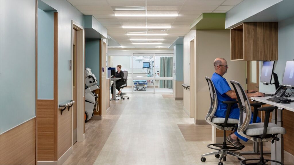 Flexibility extends beyond multipurpose rooms to anticipate how adjacencies, infrastructure, circulation and movement may evolve as care changes.