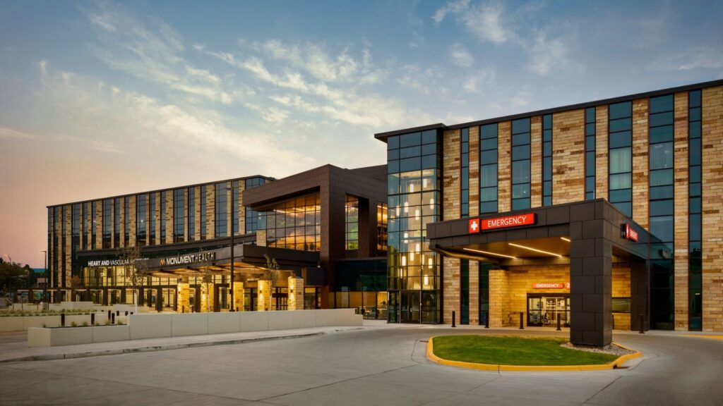 The new Emergency Department at Monument Health in Rapid City, S.D., opened in 2019.