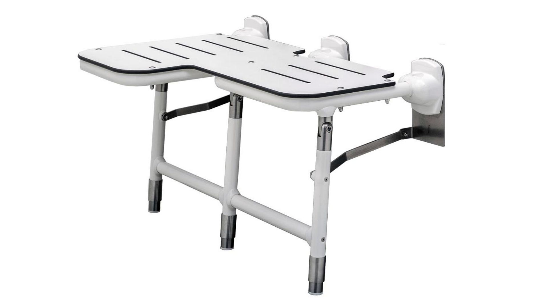 Inpro’s Bariatric Folding Seat With Legs is a shower seat designed for use in health care and accessibility applications.