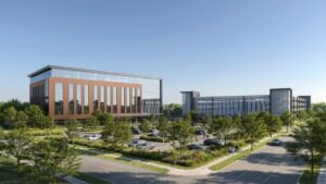 rendering of UNC Health Cary-Durham campus