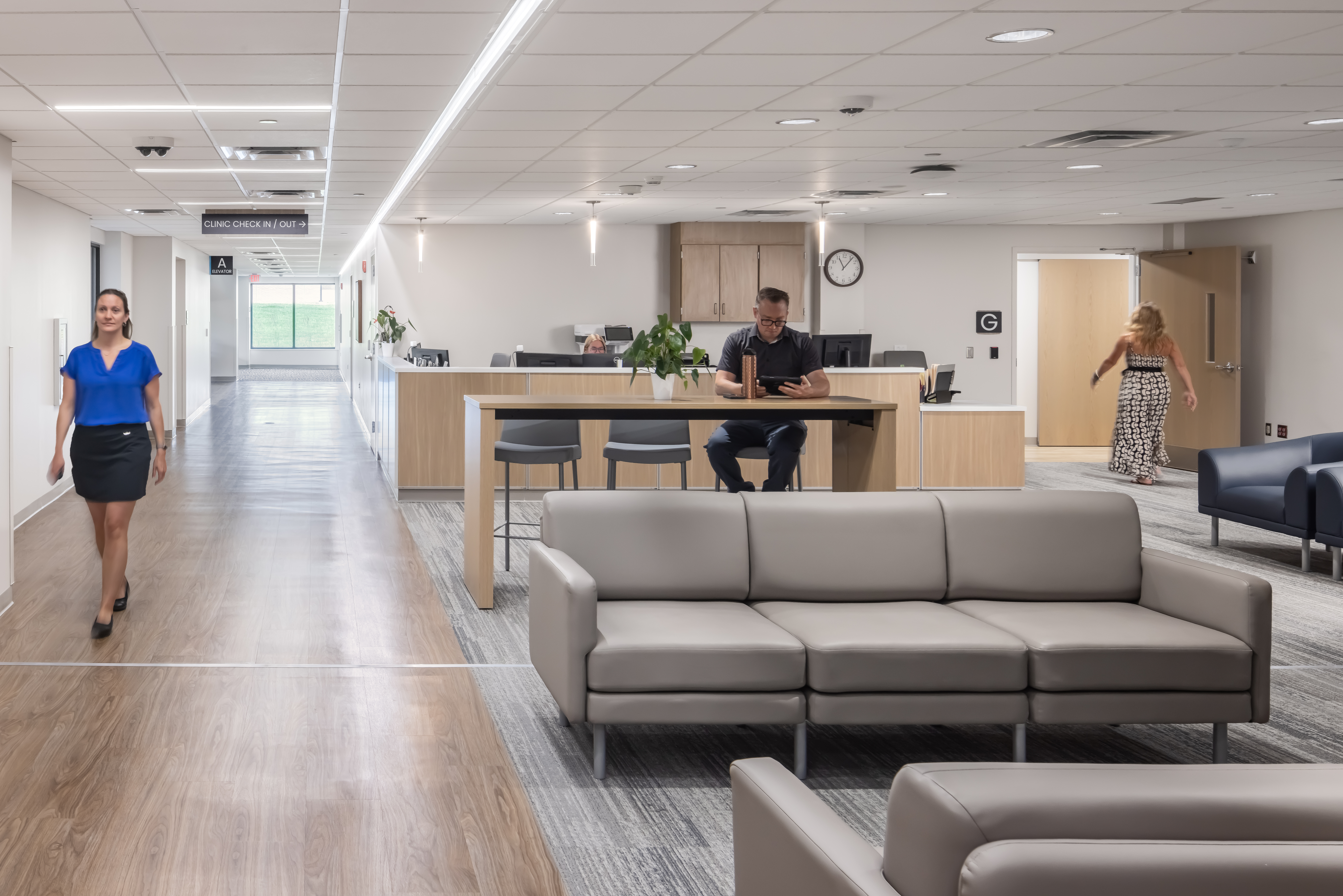 common area at new WinnMed outpatient center